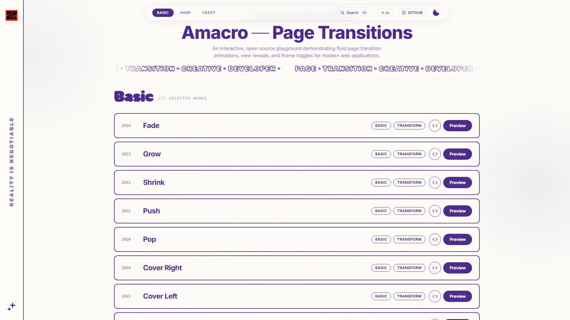 Amacro preview