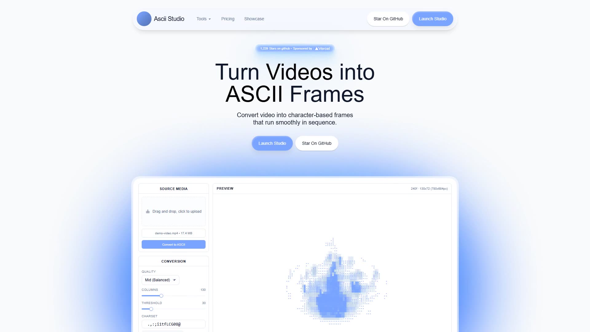 ASCII Studio preview