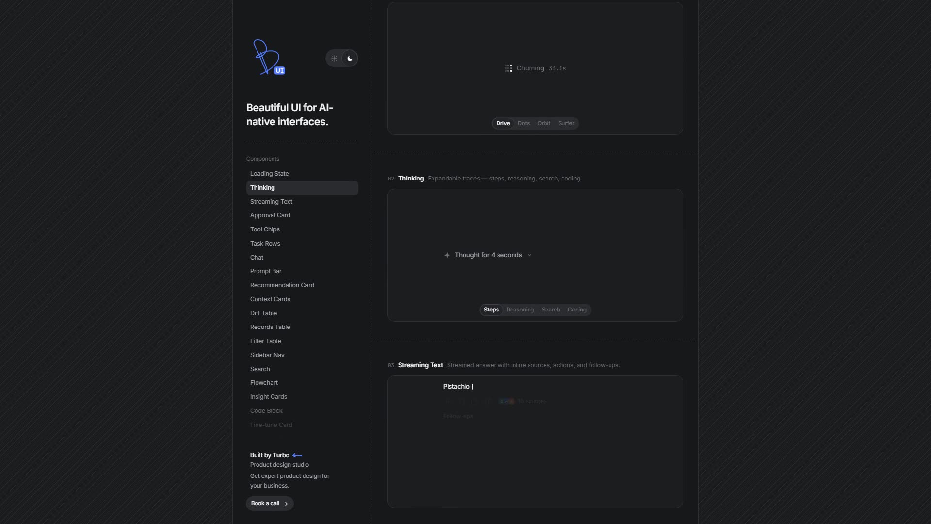 Beautiful UI preview