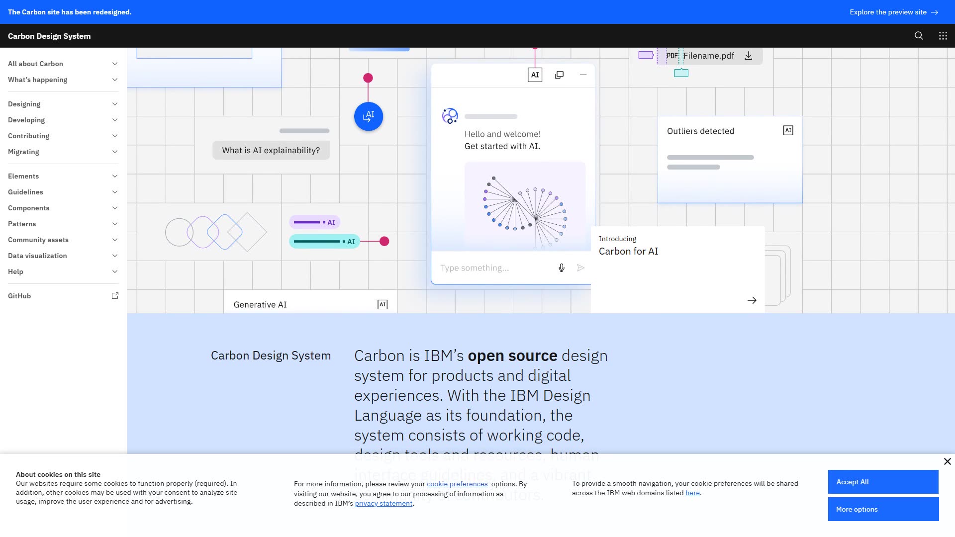 Carbon Icons preview