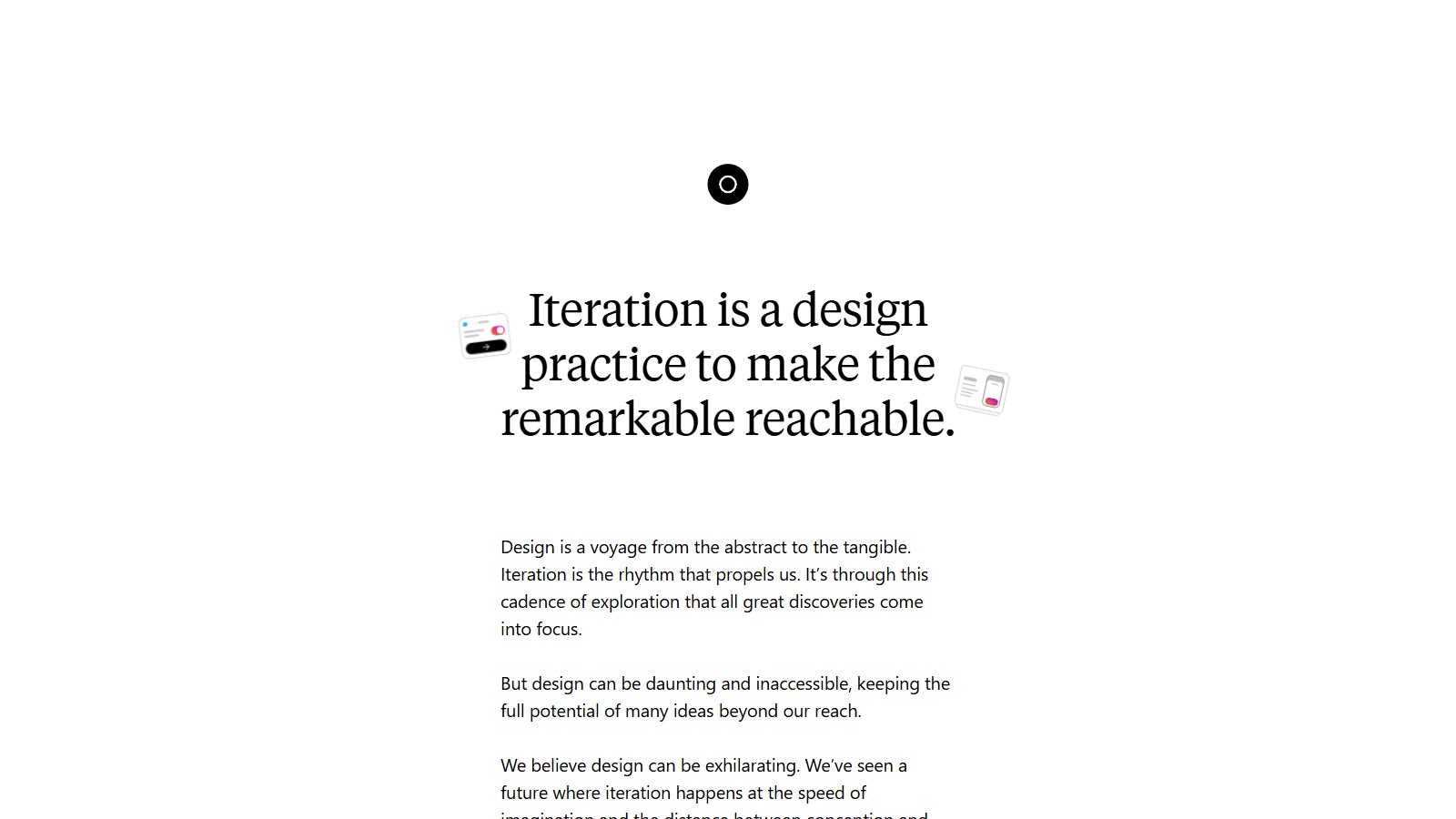 Iteration preview