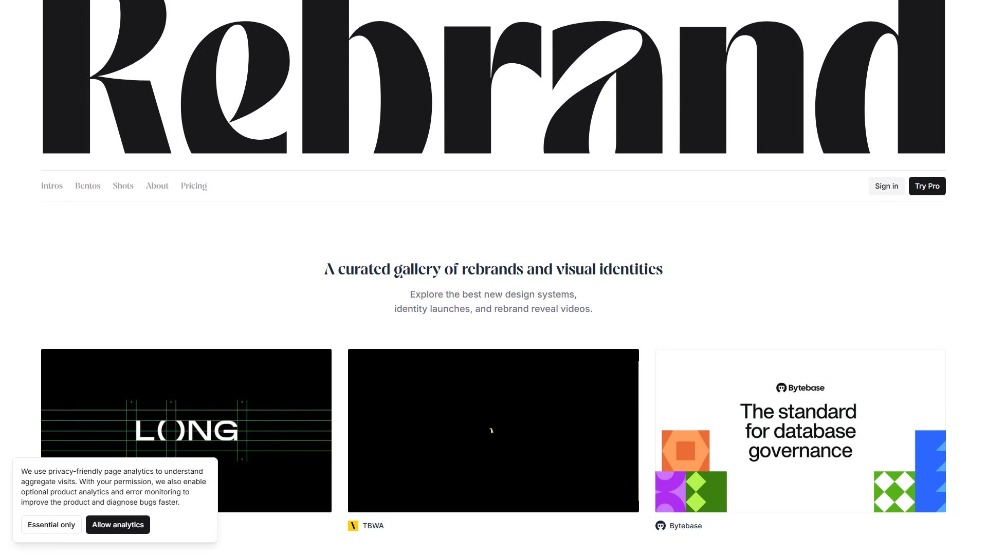 Rebrand Gallery preview